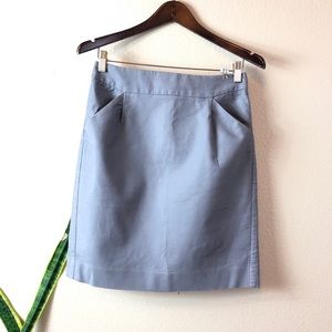 J.Crew || Gray Front Pockets Pencil Skirt